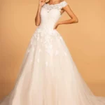 VESTIDO DE NOVIA GLS BY GLORIA (GL2596) TALLA 40 CREMA MARFIL