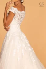 VESTIDO DE NOVIA GLS BY GLORIA (GL2596) TALLA 40 CREMA MARFIL - Imagen 3
