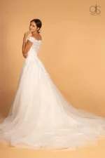 VESTIDO DE NOVIA GLS BY GLORIA (GL2596) TALLA 40 CREMA MARFIL - Imagen 4
