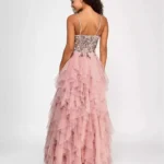 VESTIDO DE FIESTA JUVENIL TALLA XXS  – MACYS MARCA CITY STUDIO- USA - Imagen 2