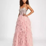 VESTIDO DE FIESTA JUVENIL TALLA XXS  – MACYS MARCA CITY STUDIO- USA - Imagen 3