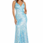 VESTIDO DE FIESTA JUVENIL TALLA L a XL CORSE AJUSTABLE – MACYS MARCA MORGAN & Co. - USA