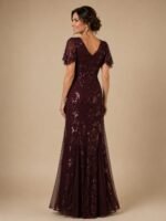 VESTIDO DE FIESTA MUJER MADRE DE NOVIOS TALLA M ELASTICADO – USA MARCA R&M Richards - Imagen 2