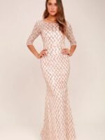 VESTIDO DE FIESTA TALLA M– MACYS MARCA LULUS- USA