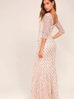 VESTIDO DE FIESTA TALLA M– MACYS MARCA LULUS- USA - Imagen 5