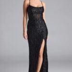 VESTIDO DE FIESTA JUVENIL TALLA XS a S – MARCA WINDSOR- USA