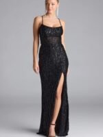 VESTIDO DE FIESTA JUVENIL TALLA XS a S – MARCA WINDSOR- USA