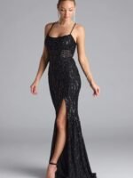 VESTIDO DE FIESTA JUVENIL TALLA XS a S – MARCA WINDSOR- USA - Imagen 3