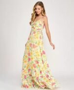 VESTIDO DE FIESTA JUVENIL TALLA M  – MACYS MARCA PEAR MOON- USA - Imagen 3