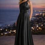 VESTIDO DE FIESTA MADRE DE NOVIOS TALLA L AZAZIE