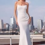VESTIDO DE NOVIA TALLA L-XL – USA MARCA LA DIVINE - ALTA COSTURA