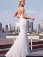 VESTIDO DE NOVIA TALLA L-XL – USA MARCA LA DIVINE - ALTA COSTURA - Imagen 2