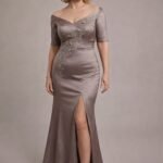 VESTIDO DE FIESTA MADRE DE NOVIOS TALLA L  – USA DAVID’S BRIDAL / OLEG CASSINI