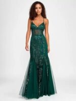 VESTIDO DE FIESTA TALLA M/L AJUSTABLE – MACYS - SAY YES - USA