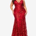 VESTIDO DE FIESTA TALLA XL ELASTICADO – MACYS BLONDIE NITES - USA