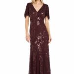 VESTIDO DE FIESTA MUJER MADRE DE NOVIOS TALLA M ELASTICADO – USA MARCA R&M Richards