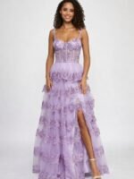 VESTIDO DE FIESTA JUVENIL TALLA XS  – MACYS MARCA B. DARLIN- USA