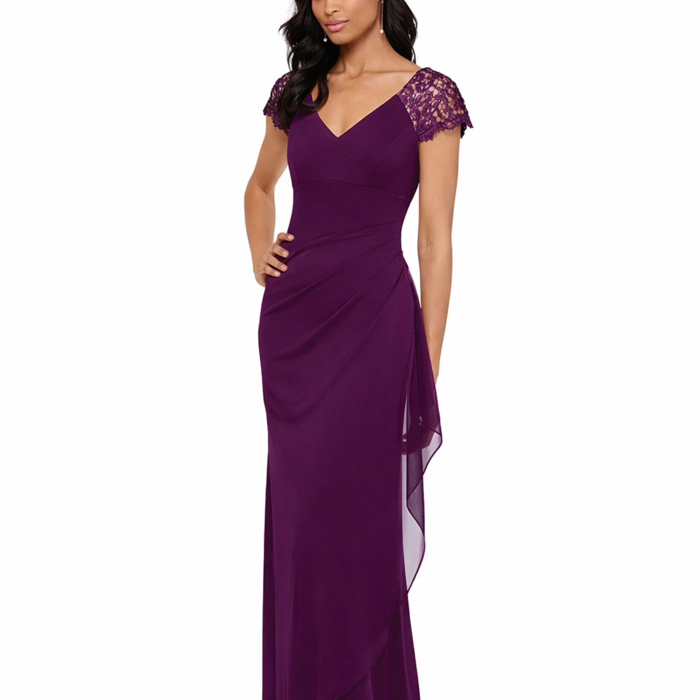 646375257_2178062803002221_4414289668076943010_n VESTIDO DE FIESTA MUJER MADRE DE NOVIOS TALLA S – USA MARCA XSCAPE - Imagen 1
