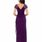 VESTIDO DE FIESTA MUJER MADRE DE NOVIOS TALLA S – USA MARCA XSCAPE - Imagen 3