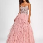 VESTIDO DE FIESTA JUVENIL TALLA XXS  – MACYS MARCA CITY STUDIO- USA