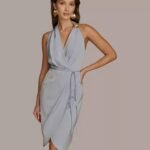 VESTIDO COCTEL MUJER FORMAL TALLA L  – USA MARCA DONNA KARAN NEW YORK