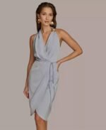 VESTIDO COCTEL MUJER FORMAL TALLA L  – USA MARCA DONNA KARAN NEW YORK