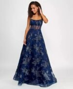 VESTIDO DE FIESTA MUJER JUVENIL TALLA XXS – USA MARCA  B DARLIN - Imagen 4