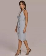 VESTIDO COCTEL MUJER FORMAL TALLA L  – USA MARCA DONNA KARAN NEW YORK - Imagen 2