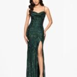 VESTIDO DE FIESTA MUJER JUVENIL TALLA S  – USA MARCA BLONDIE NITES