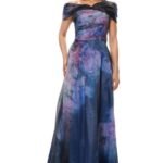 VESTIDO DE FIESTA MADRE DE NOVIOS TALLA 42 – USA MARCA RENE RUIZ