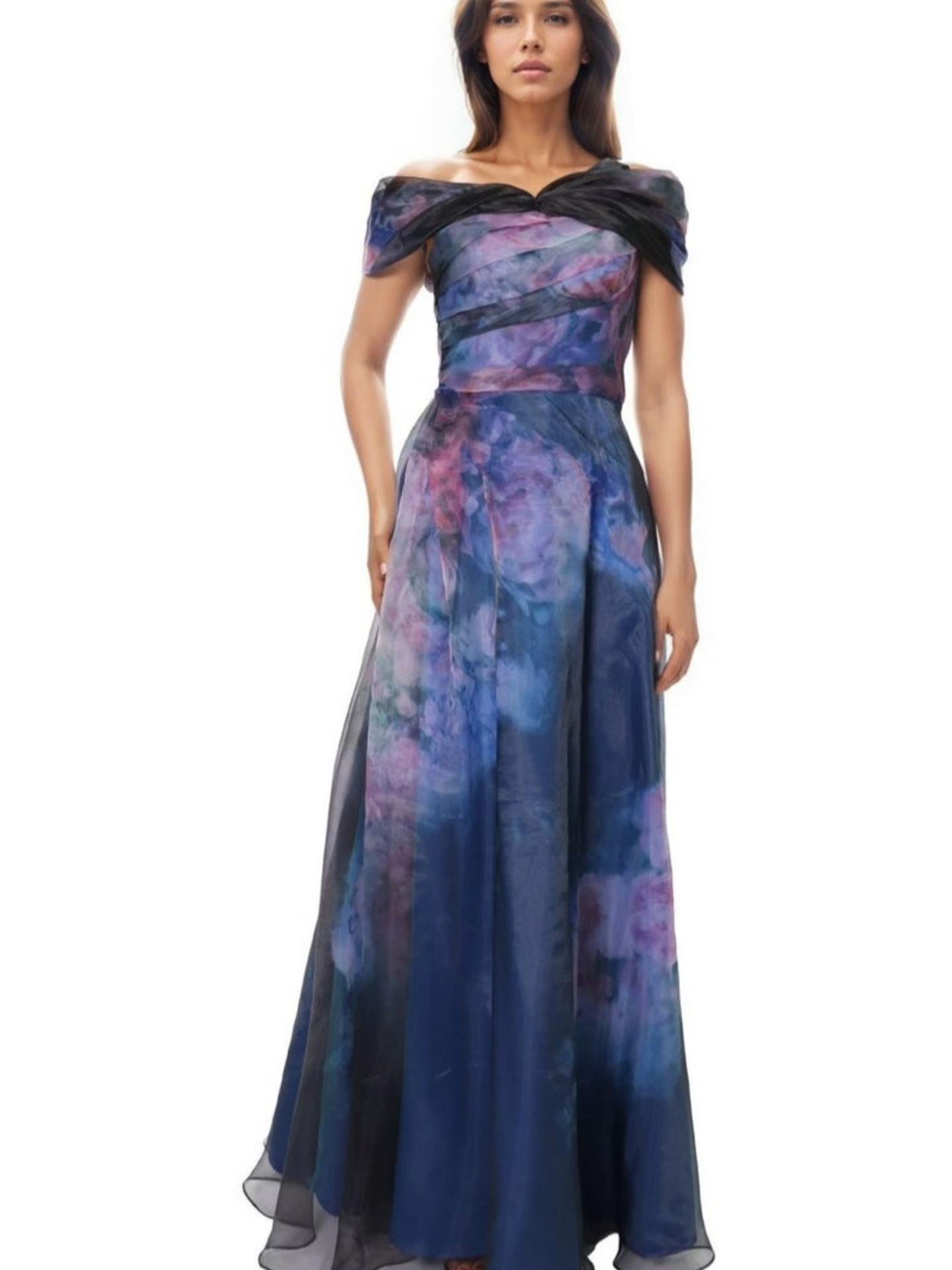 658530551_2198416144300220_8586609652608949813_n VESTIDO DE FIESTA MADRE DE NOVIOS TALLA 42 – USA MARCA RENE RUIZ - Imagen 1