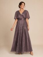 VESTIDO DE FIESTA MUJER MADRE DE NOVIOS TALLA L – USA MARCA R&M Richards