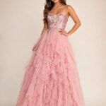 VESTIDO DE FIESTA JUVENIL TALLA XXS  – MACYS MARCA CITY STUDIO- USA