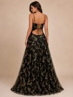 VESTIDO DE FIESTA JUVENIL TALLA M/L – MACYS MARCA BLONDIE NITES  – USA - Imagen 3