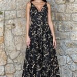 VESTIDO DE FIESTA JUVENIL TALLA M/L – MACYS MARCA BLONDIE NITES  – USA