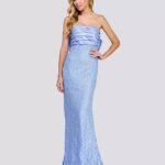 VESTIDO DE FIESTA JUVENIL TALLA XXS – USA MARCA CITY STUDIO