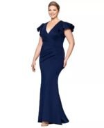 VESTIDO DE FIESTA MADRE DE NOVIOS TALLA XL – USA MARCA XSCAPE - Imagen 2