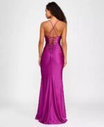 VESTIDO DE FIESTA JUVENIL TALLA XS/S – MACYS MARCA CITY STUDIO- USA - Imagen 2