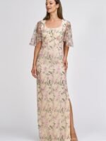 VESTIDO DE FIESTA MADRE DE NOVIOS TALLA A a 3XL – USA MARCA JS COLLECTIONS