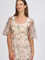 VESTIDO DE FIESTA MADRE DE NOVIOS TALLA A a 3XL – USA MARCA JS COLLECTIONS - Imagen 3