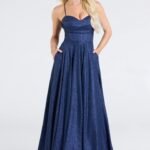 VESTIDO DE FIESTA TALLA 38 a 40 AJUSTABLE  – MARCA WINDSOR- USA