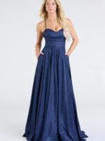 VESTIDO DE FIESTA TALLA 38 a 40 AJUSTABLE  – MARCA WINDSOR- USA