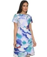 VESTIDO COCTEL MUJER TALLA XS - XL – MACYS - MARCA CALVIN KLEIN - USA - Imagen 3