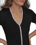 VESTIDO COCTEL MUJER TALLA S a M – MACYS - MARCA DONNA KARAN NEW YORK - USA - Imagen 4
