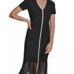 VESTIDO COCTEL MUJER TALLA S a M – MACYS - MARCA DONNA KARAN NEW YORK - USA