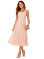 VESTIDO DE FIESTA MADRE DE NOVIOS 2 PIEZAS TALLA L – MARCA JESSICA HOWARD - USA - Imagen 3