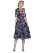 VESTIDO COCTEL SEMI FORMAL TALLA 38/40  – USA MARCA ELIZA J - Imagen 3
