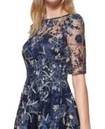 VESTIDO COCTEL SEMI FORMAL TALLA 38/40  – USA MARCA ELIZA J - Imagen 4