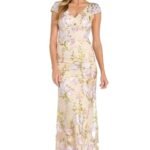 VESTIDO DE FIESTA MADRE DE NOVIOS TALLA L  – USA MARCA R&M RICHARDS