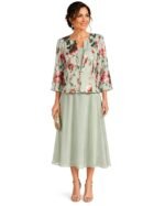 VESTIDO DE FIESTA MADRE DE NOVIOS 2 PIEZAS TALLA 38 – MARCA JESSICA HOWARD – USA